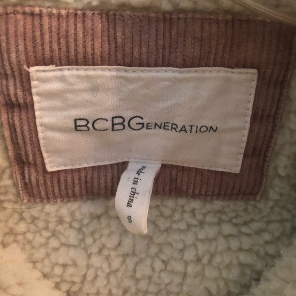 BCBGeneration Faux Shearling Corduroy Jacket - Picture 3 of 5